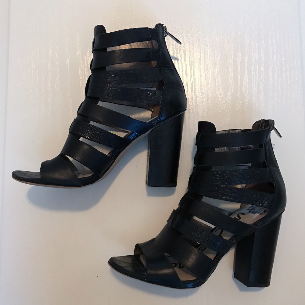 Sam Edelman Yazmine Leather Caged Heel Sandal